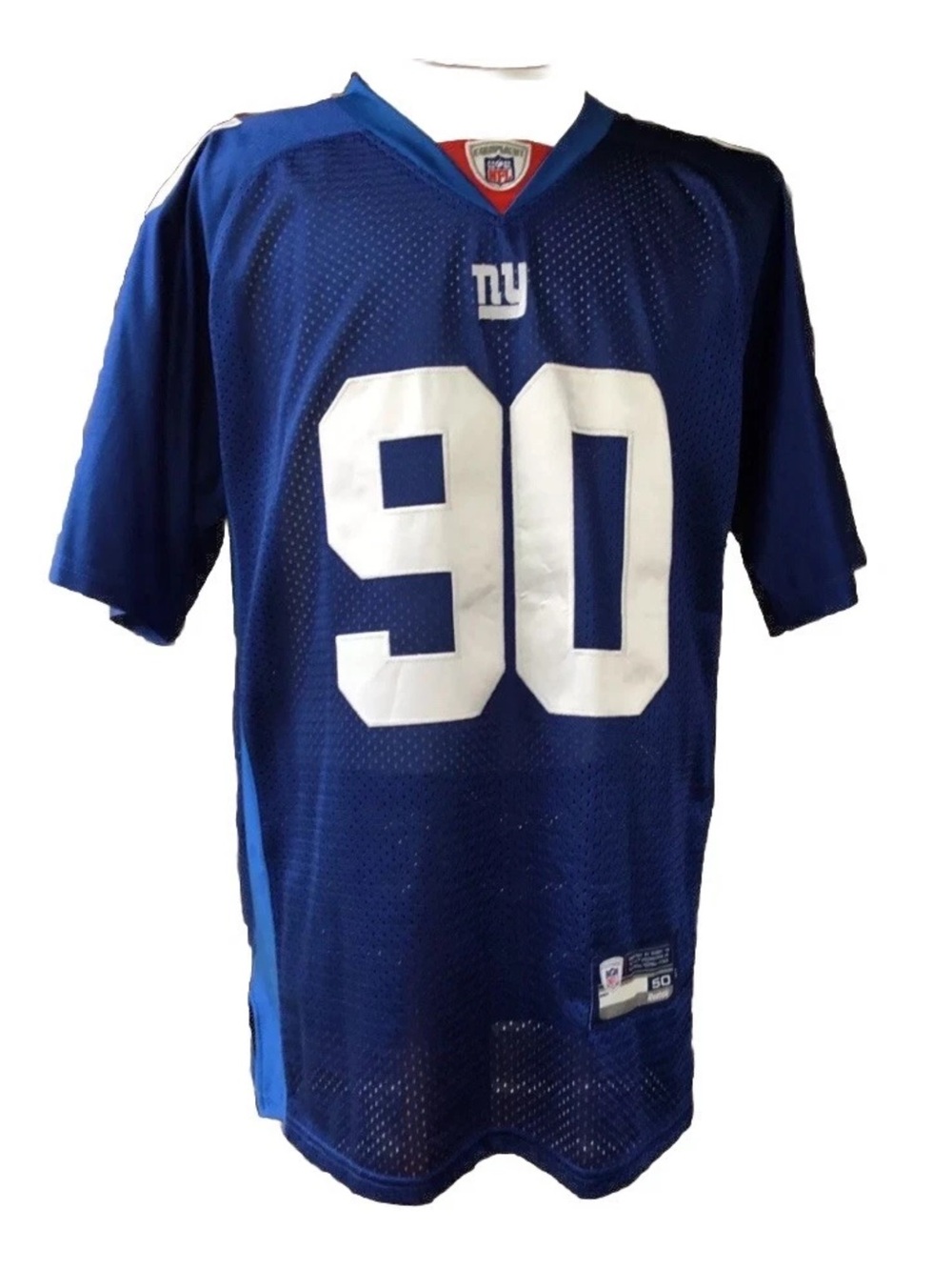 Reebok On Field New York Giants Jason Pierre Paul #90 Stitched Jersey Size 50